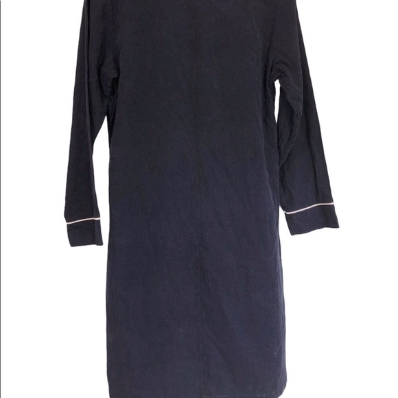 DBA size juniors large navy corduroy shift dress - Picture 6 of 8